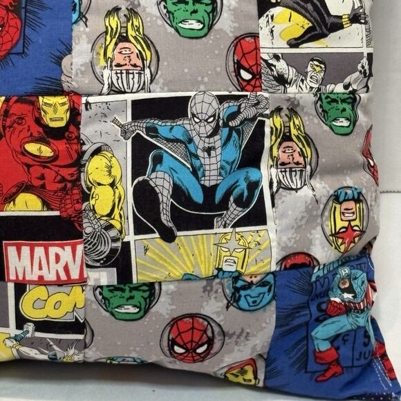 Marvel Patchwork Throw Pillow - Picture 3 of 8